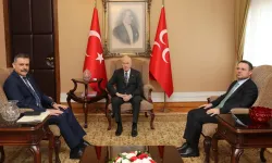 İki bakandan MHP lideri Bahçeli'ye ziyaret