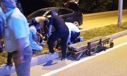 Otomobilin çarptığı yaya yaralandı
