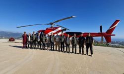 Orman Bölge Müdürü Kemal Kayıran’dan Alanya Helikopter ekibine ziyaret