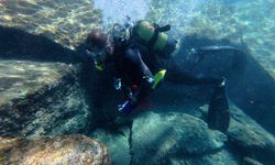 Gazipaşa Koru Sahili'nde büyük deniz dibi temizliği