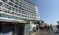 Alanya'da otelin geri dönüşüm deposunda yangın