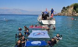 Deniz dibi temizliğinde bu kez rota Erenkuş Plajı