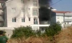 Evde çıkan yangın söndürüldü