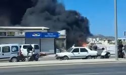 Gazipaşa'da iş yerinde çıkan yangında 3 kişi dumandan etkilendi