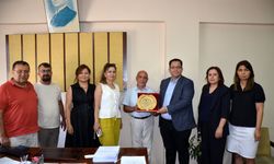 Mali müşavirlerden vergi dairesi müdürüne veda