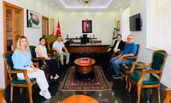 Alanya Kaymakamı Öztürk’e nezaket ziyareti