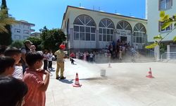 İHH Alanya’dan öğrencilere orman yangınları eğitimi ve tatbikatı