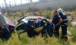 Otomobil şarampole düştü: 4 yaralı