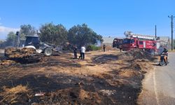 Antalya Serik'te 3 mahallede zirai alan yangını