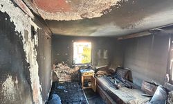 Serik'te otel işçilerinin kaldığı villada yangın