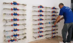 Sayaç yenileme çalışmasının ilk uygulaması Alanya'da başladı.