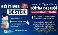 Büyükşehir eğitime desteği sürdürüyor