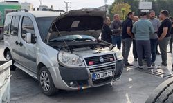 Zincirleme kazada 4 araç birbirine girdi