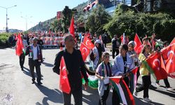 Alanya'da 'Gazze İçin Sessiz Çığlık Yürüyüşü'