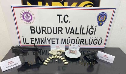 Burdur’da uyuşturucu operasyonunda 3 tutuklama