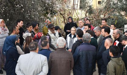 Alanya'da Ak Parti Milletvekilleri incelemede bulundu