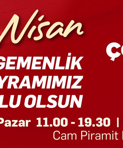 Antalya Büyükşehir Belediyesi 23 Nisan kutlaması