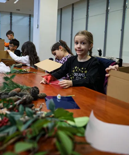 Çocuklar bir günlüğüne mimar oldu