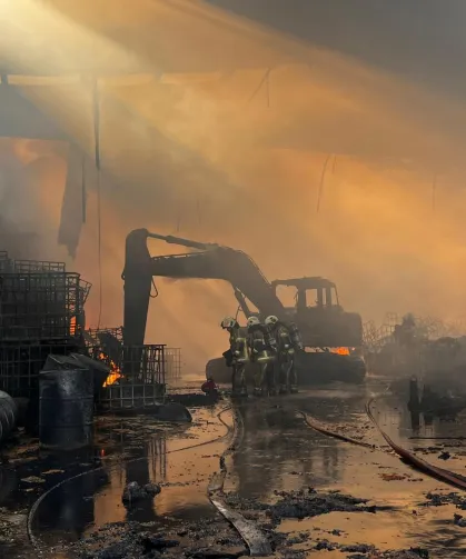 İzmir Torbalı'daki fabrika yangını kontrol altında