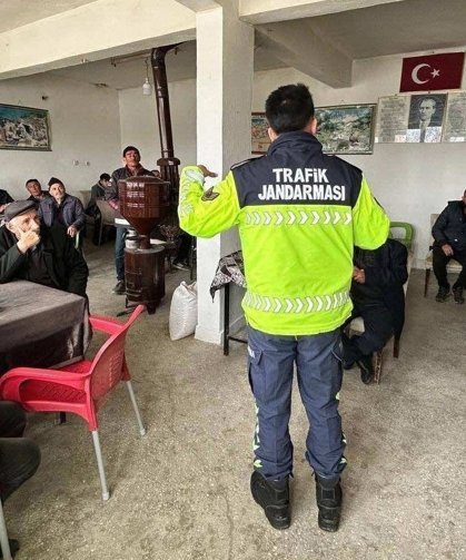 Jandarmadan trafik eğitimi