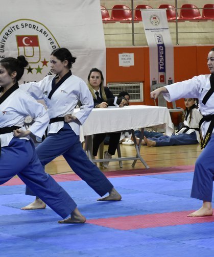Üniversiteler arası Tekvando Şampiyonası MAKÜ'de yapıldı