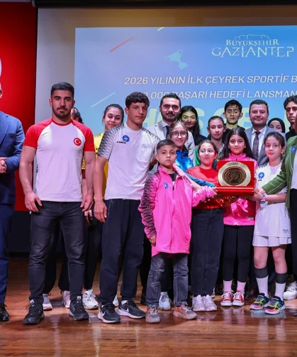 Gaziantep'te sporda hedef 10 bin başarı