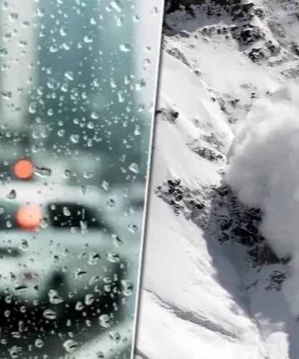 Meteoroloji'den kuvvetli yağış ve çığ uyarısı