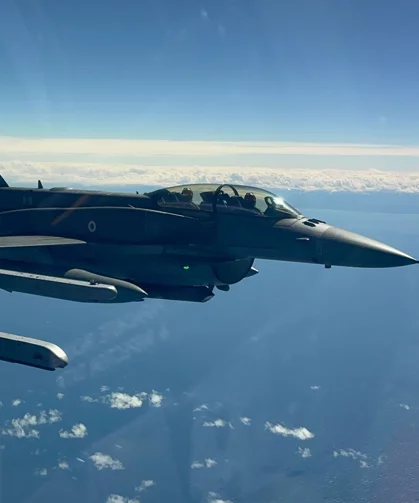 Türk Hava Kuvvetleri'nden eğitim uçuşu