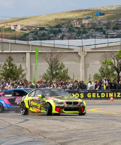 Gaziantep'te Türkiye Drift Şampiyonası heyecanı