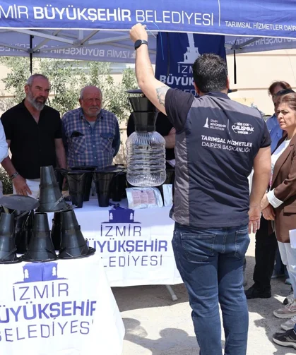 İzmir'de kahverengi kokarca böceğine karşı tuzak
