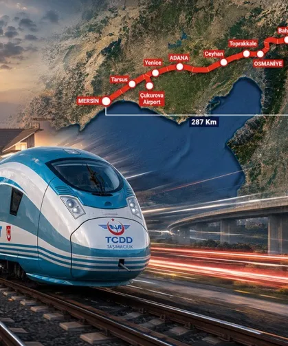 Mersin-Gaziantep YHT Hattı, Türkiye'yi Orta Koridor ve Kalkınma Yolu'na bağlayacak