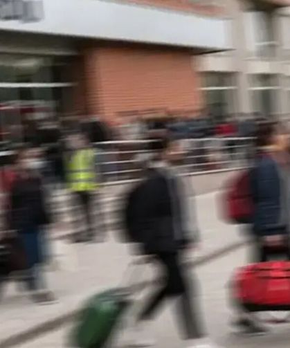 Erkek Öğrenci Yurdu'nda dolap devrildi: yurt tahliye edildi