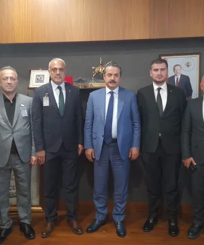 AK Parti Artvin İl Başkanlığı'ndan Milletvekili Çelik'e ziyaret