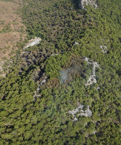 Antalya Kemer'de orman yangını kontrol altında