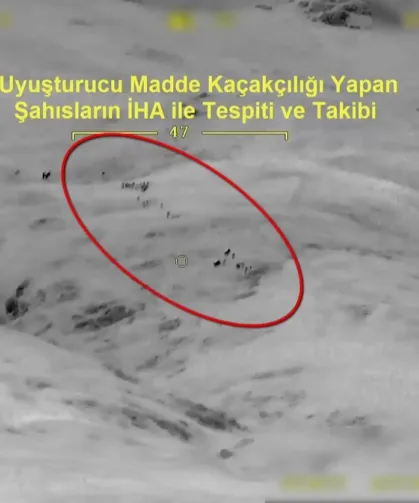 Hakkari'de JİHA destekli operasyonda 253 kilo esrar ele geçirildi