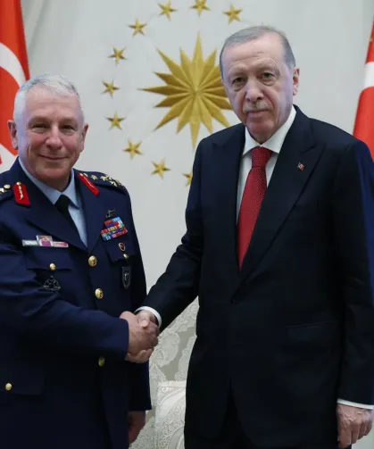 Orgeneral Kadıoğlu'ndan Cumhurbaşkanı Erdoğan'a veda ziyareti