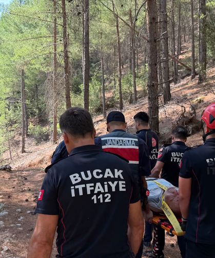 Sızgıla otu toplarken kayalıktan düşüp yaralandı