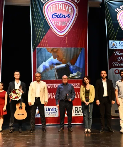 Antalya'da 15. Uluslararası Gitar Festivali sona erdi