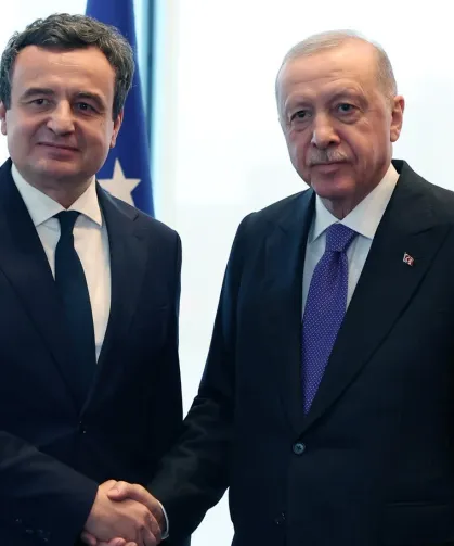 Cumhurbaşkanı Erdoğan, Kosova Başbakanı'nı Türkevi'nde kabul etti
