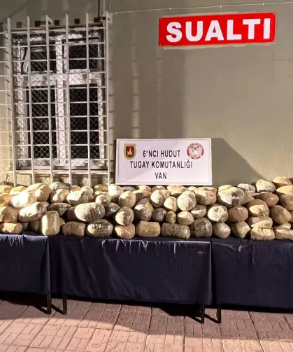Van sınırında 412 kilogram uyuşturucu ele geçirildi