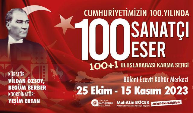 Cumhuriyet’in 100. yılı kutlanıyor