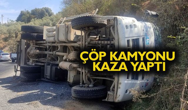 Alanya'da çöp kamyonu kazası: 1 ölü 2 yaralı