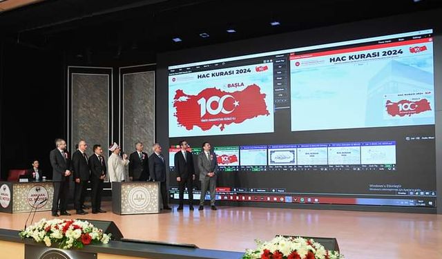 2024 yılı hac kuraları çekildi