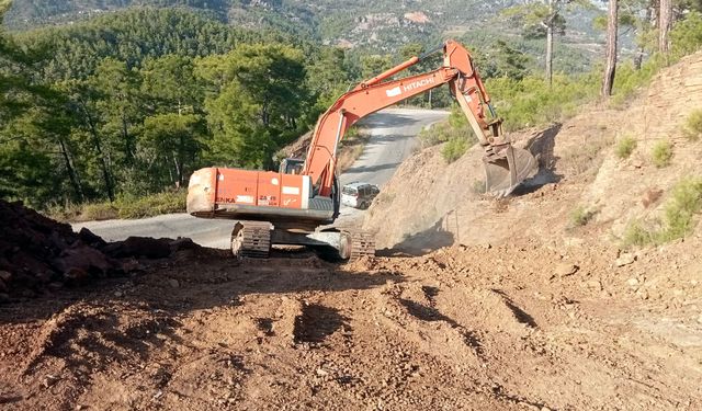 Alanya Özvadi grup yolu asfaltlandı