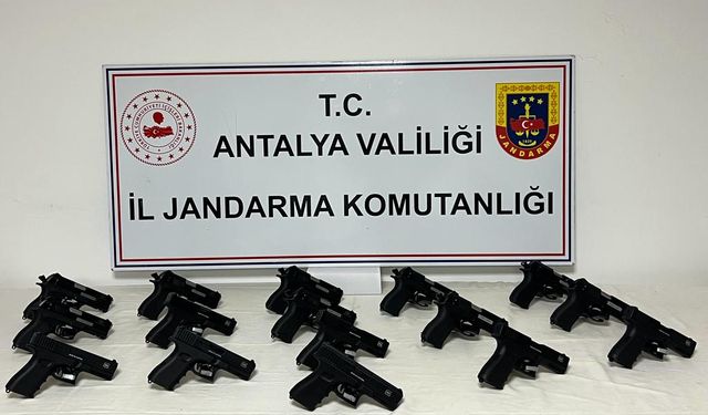 Antalya silah ticareti: 1 gözaltı