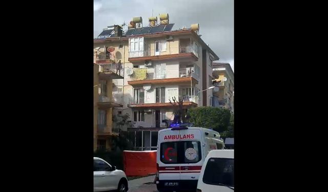 Sondakika! Alanya’da 4'ncü kattan atlamak istedi!