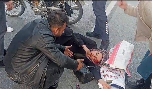 Alanya’da korkunç kaza! Kadının eteği motosikletin tekerine takıldı