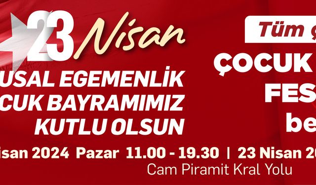 Antalya Büyükşehir Belediyesi 23 Nisan kutlaması