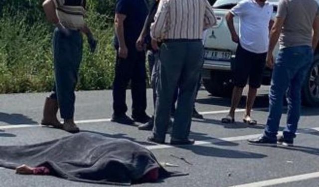 Alanya'da korkunç kazada bir kadın öldü