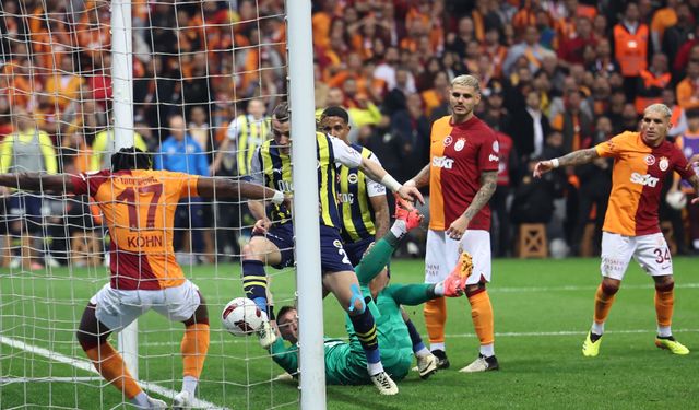 Derbide Fenerbahçe, Galatasaray'ı 1-0 yendi! Şampiyonluk haftaya kaldı